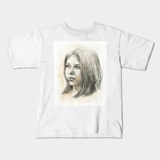 Portrait of Tess Kids T-Shirt